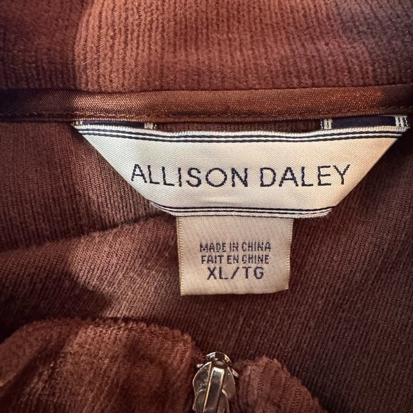 Allison Daley Chocolate Brown Jacket size XL - Picture 7 of 8